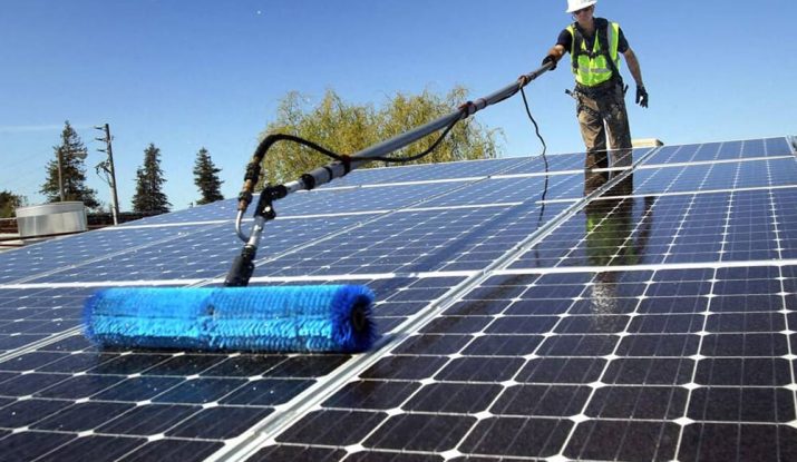 zonnepanelen reinigen